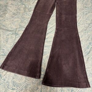 Aerie flare pants grey